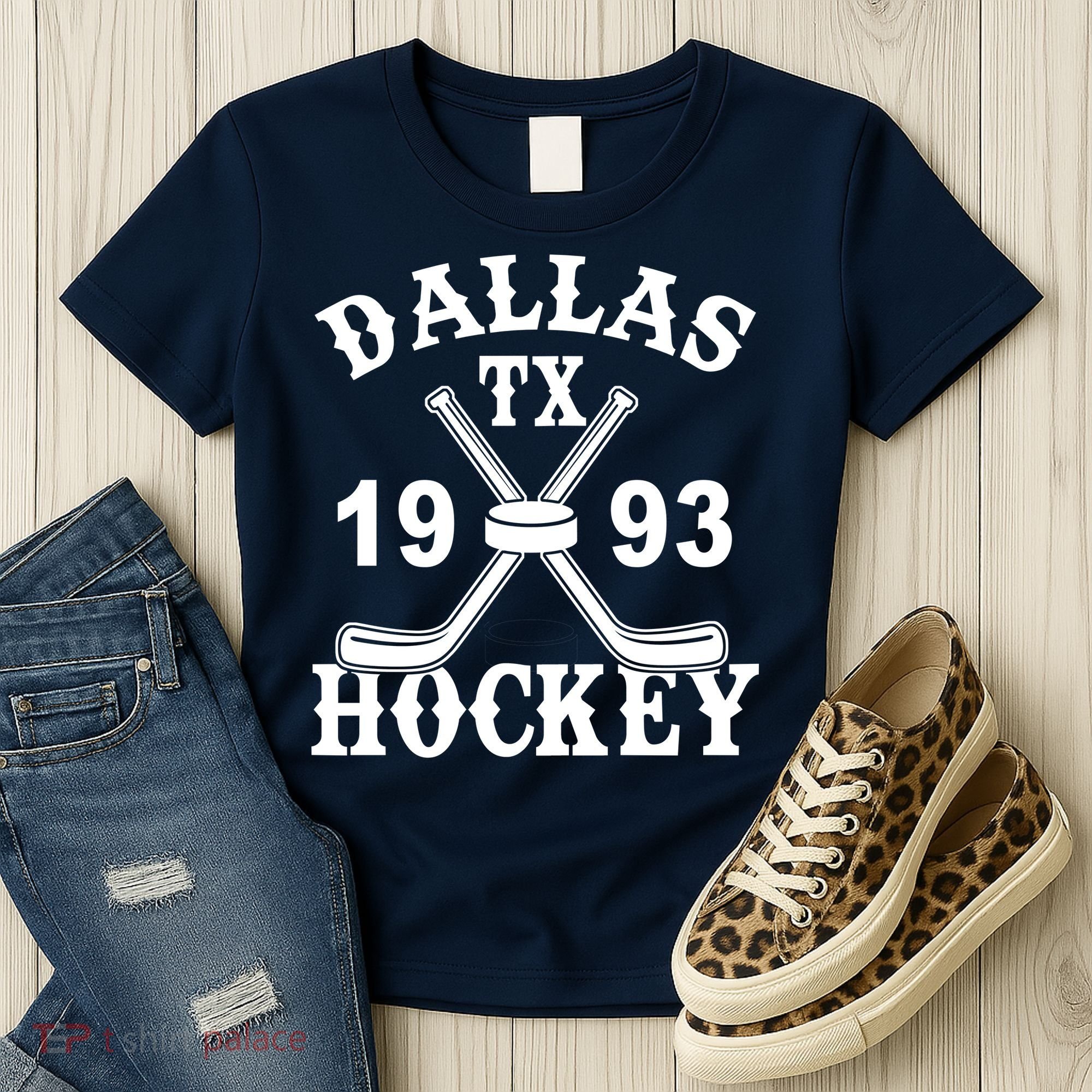 Dallas Texas TX Hockey 1993 Women's T-Shirt