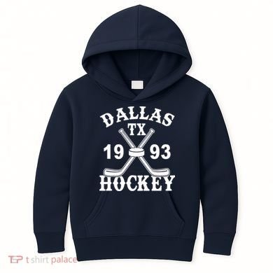 Dallas Texas TX Hockey 1993 Kids Hoodie