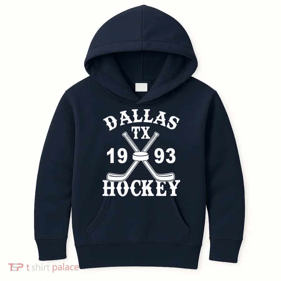 Dallas Texas TX Hockey 1993 Kids Hoodie