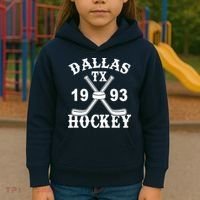 Dallas Texas TX Hockey 1993 Kids Hoodie thumb 3