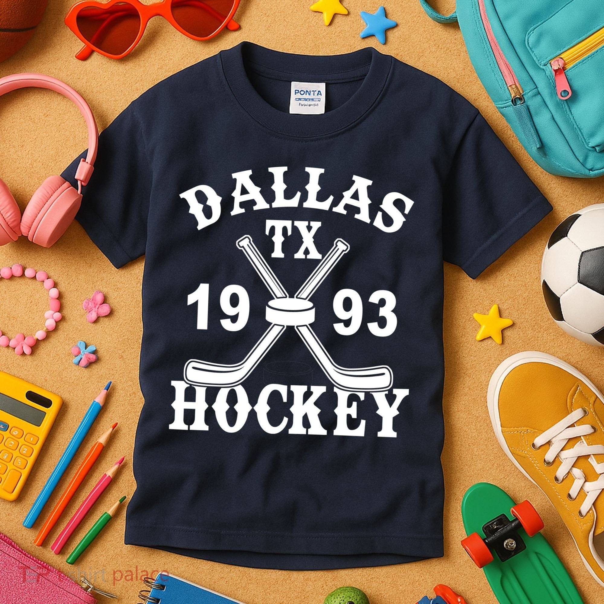 Dallas Texas TX Hockey 1993 Kids T-Shirt