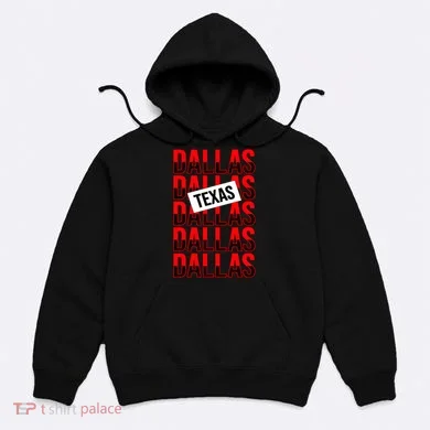 Dallas Texas Typography Hoodie