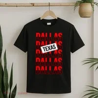 Dallas Texas Typography T-Shirt thumb 2