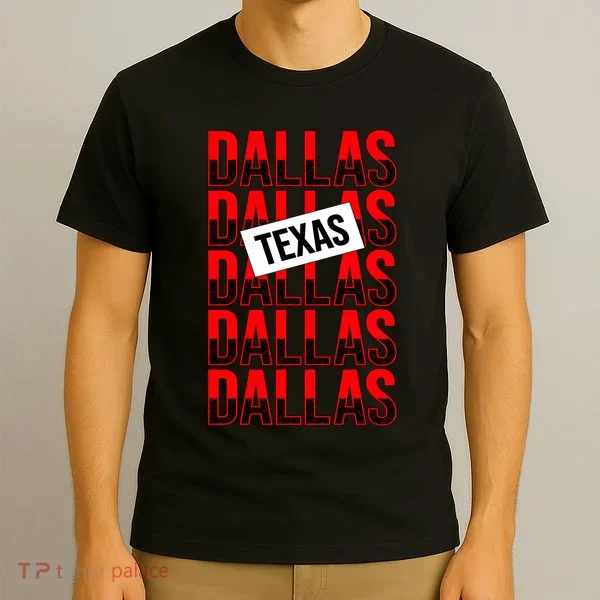 Dallas Texas Typography T-Shirt