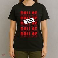 Dallas Texas Typography T-Shirt thumb 4