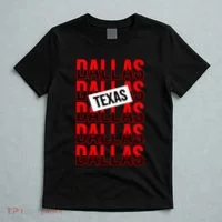 Dallas Texas Typography T-Shirt thumb 5
