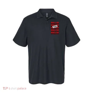 Dallas Texas Typography Polo