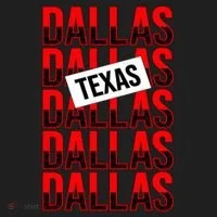 Dallas Texas Typography Tumbler thumb 3