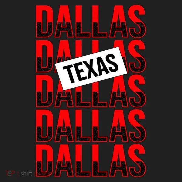 Dallas Texas Typography Tumbler