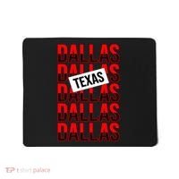 Dallas Texas Typography Mousepad thumb 0