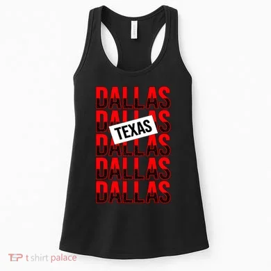 Dallas Texas Typography Women's Tank Top
