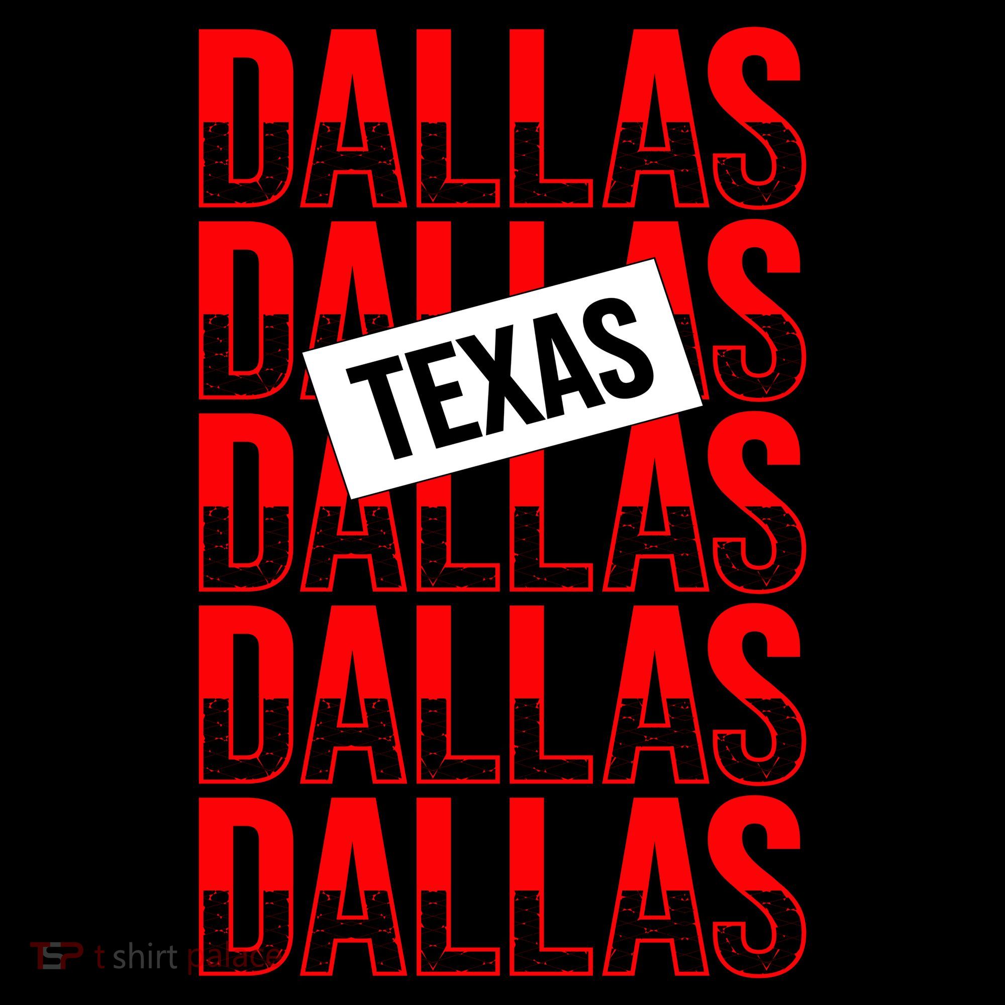 Dallas Texas Typography Women's Tank Top