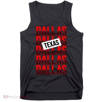 Dallas Texas Typography Tank Top