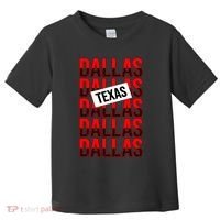 Dallas Texas Typography Toddler T-Shirt thumb 0