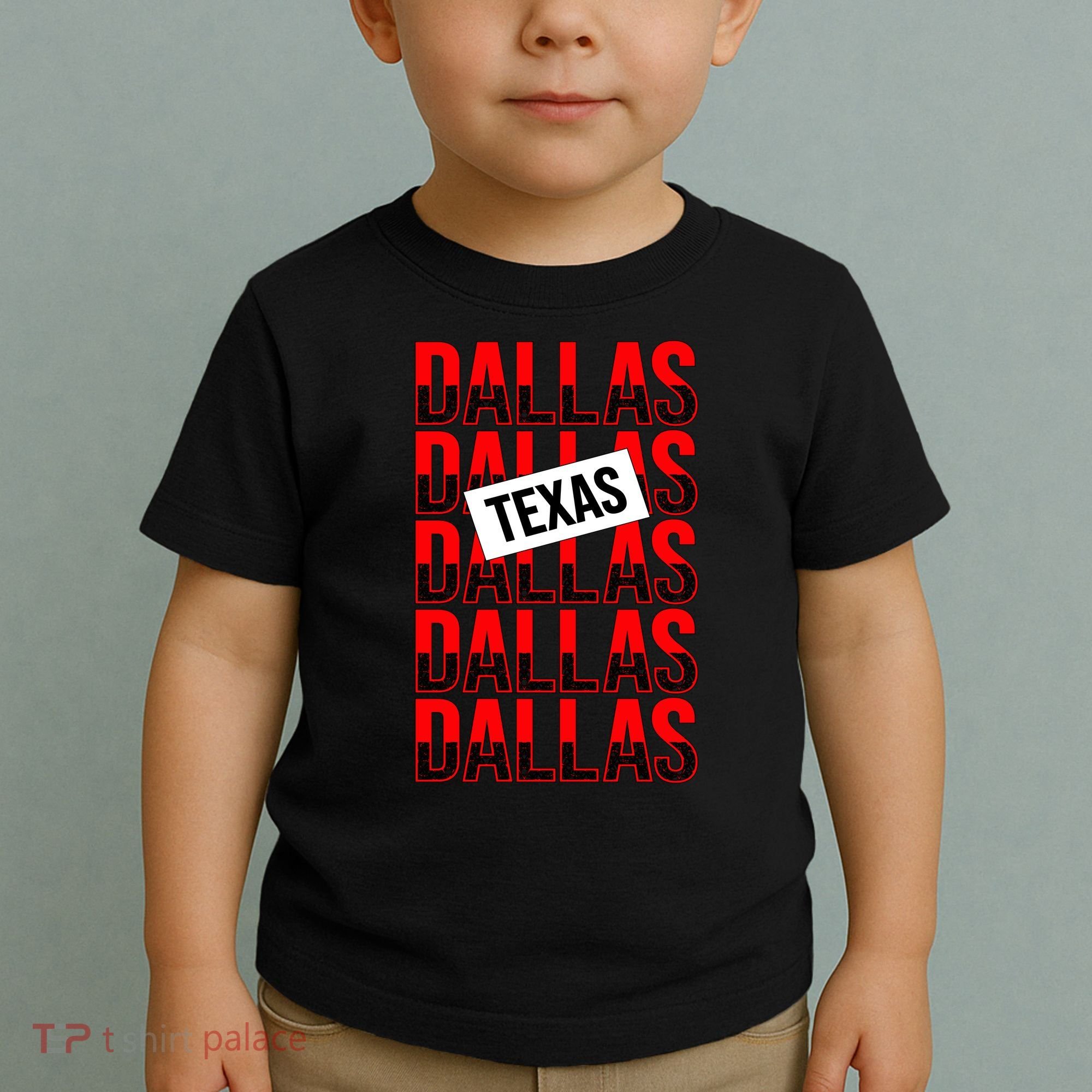 Dallas Texas Typography Toddler T-Shirt