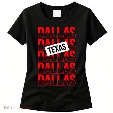 Dallas Texas Typography Women's T-Shirt