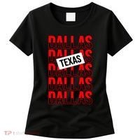 Dallas Texas Typography Women's T-Shirt thumb 0