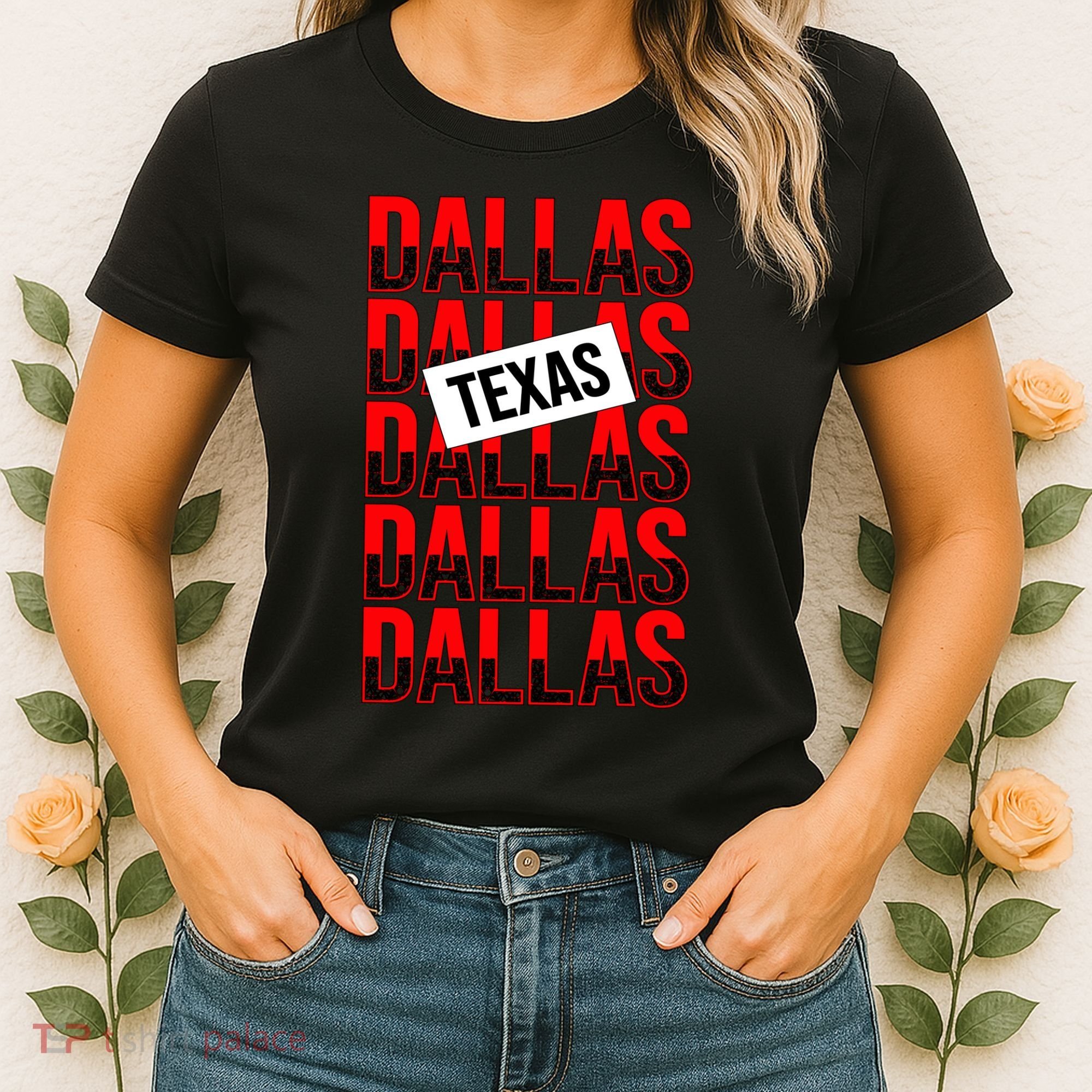 Dallas Texas Typography Women's T-Shirt