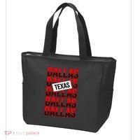 Dallas Texas Typography Tote Bag thumb 3