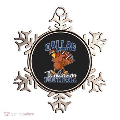 Dallas Thanksgiving Football Fan Ornament