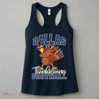 Dallas Thanksgiving Football Fan Women's Tank Top thumb 3