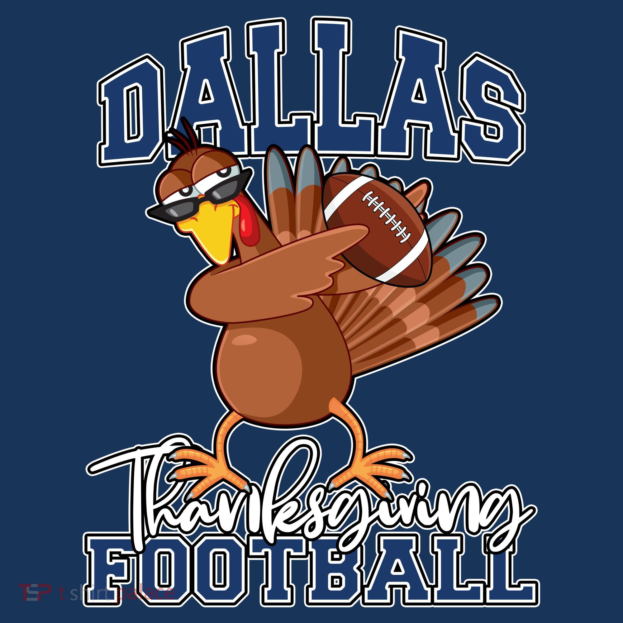 Dallas Thanksgiving Football Fan Women's Tank Top
