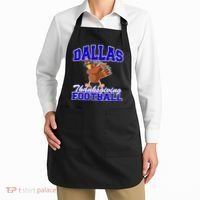 Dallas Thanksgiving Football Funny Dabbing Turkey Apron thumb 2