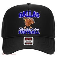 Dallas Thanksgiving Football Funny Dabbing Turkey Hat thumb 0