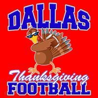Dallas Thanksgiving Football Funny Dabbing Turkey Santa Hat thumb 1