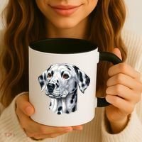 Dalmatian Face Coffee Mug thumb 3