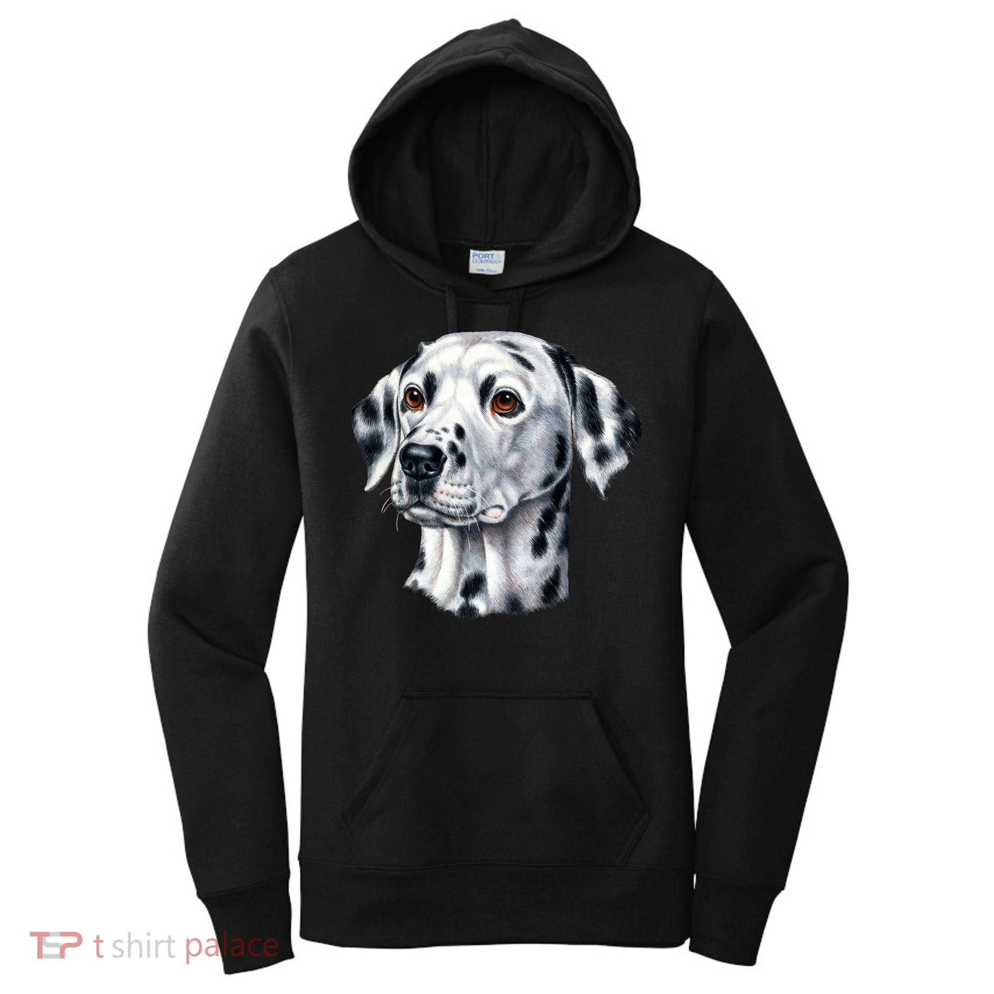 Dalmatian Face Women's Hoodie
