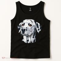 Dalmatian Face Tank Top thumb 2