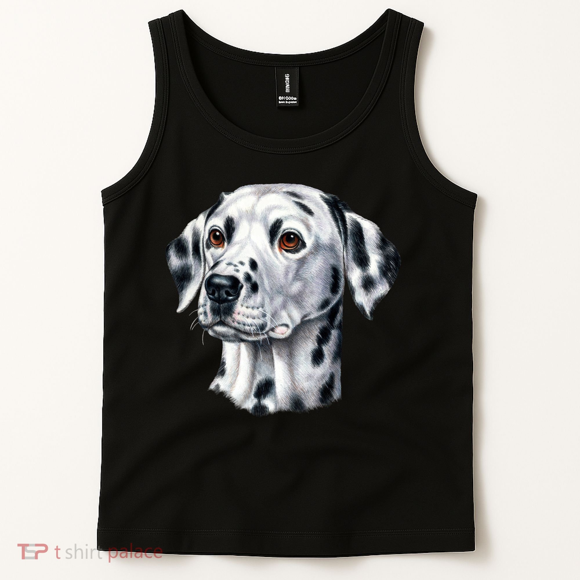 Dalmatian Face Tank Top