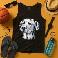 Dalmatian Face Tank Top thumb 4