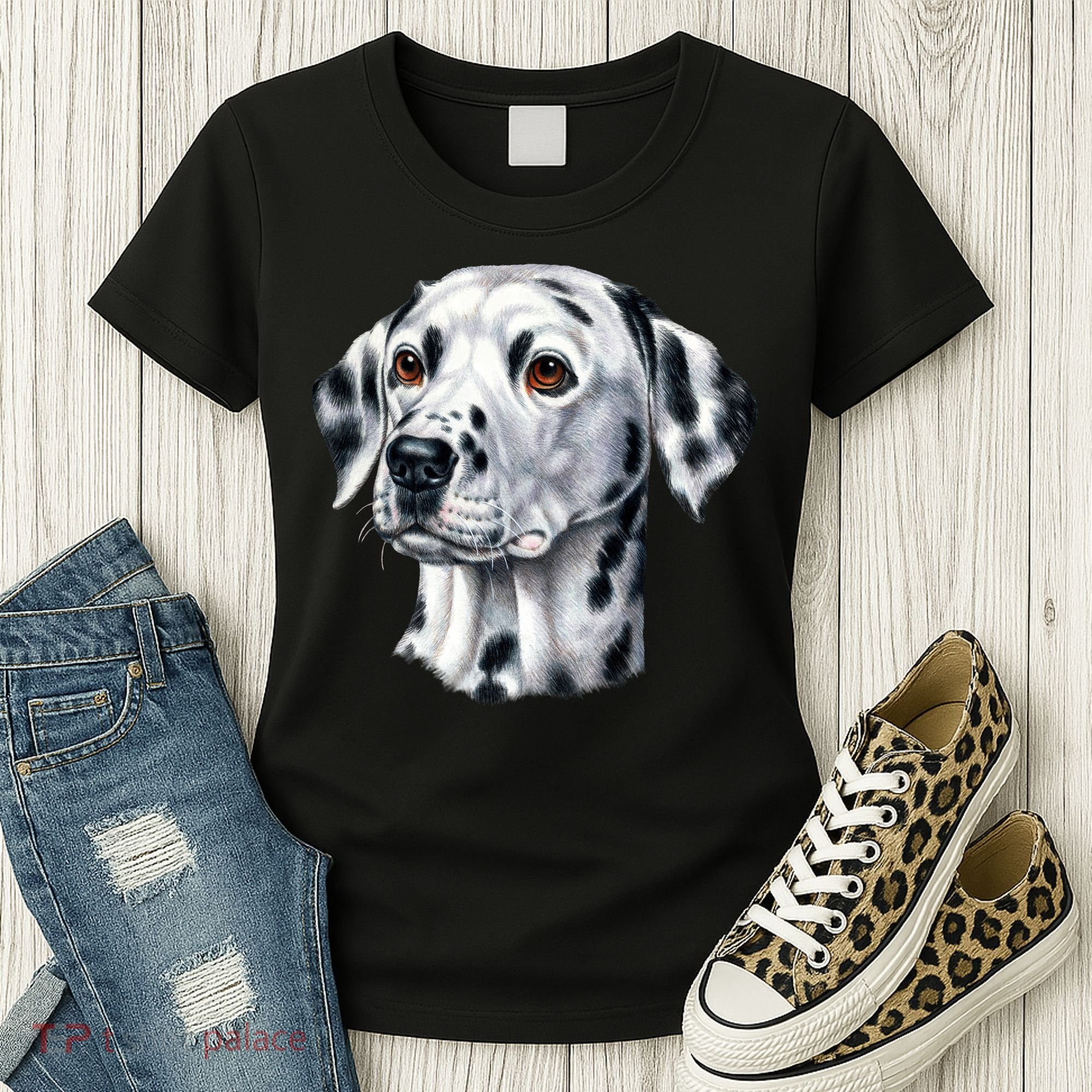 Dalmatian Face Women's T-Shirt