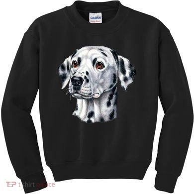 Dalmatian Face Kids Sweatshirt