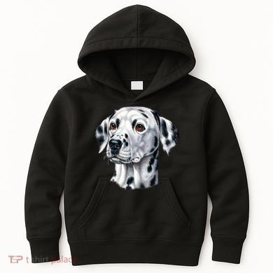 Dalmatian Face Kids Hoodie