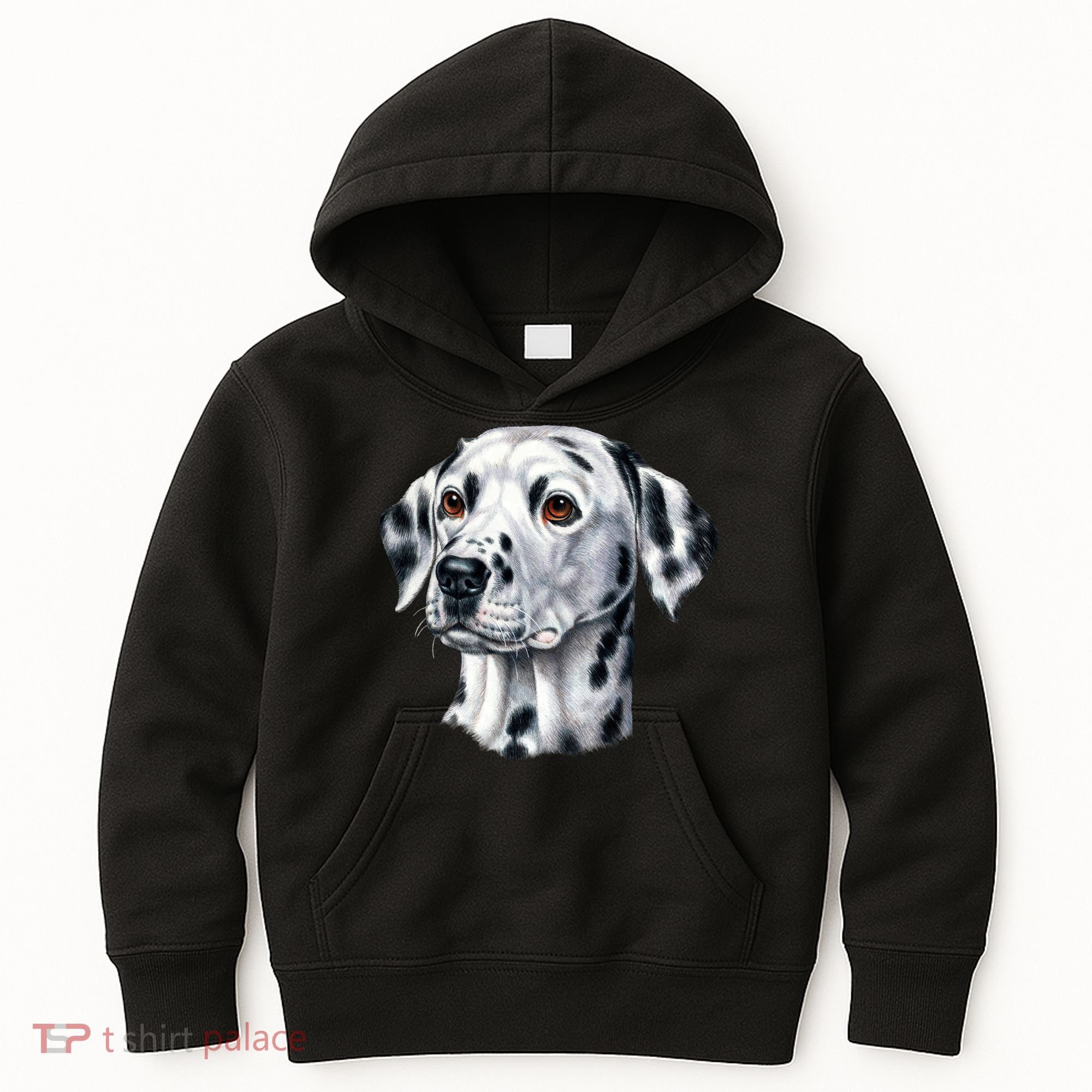 Dalmatian Face Kids Hoodie