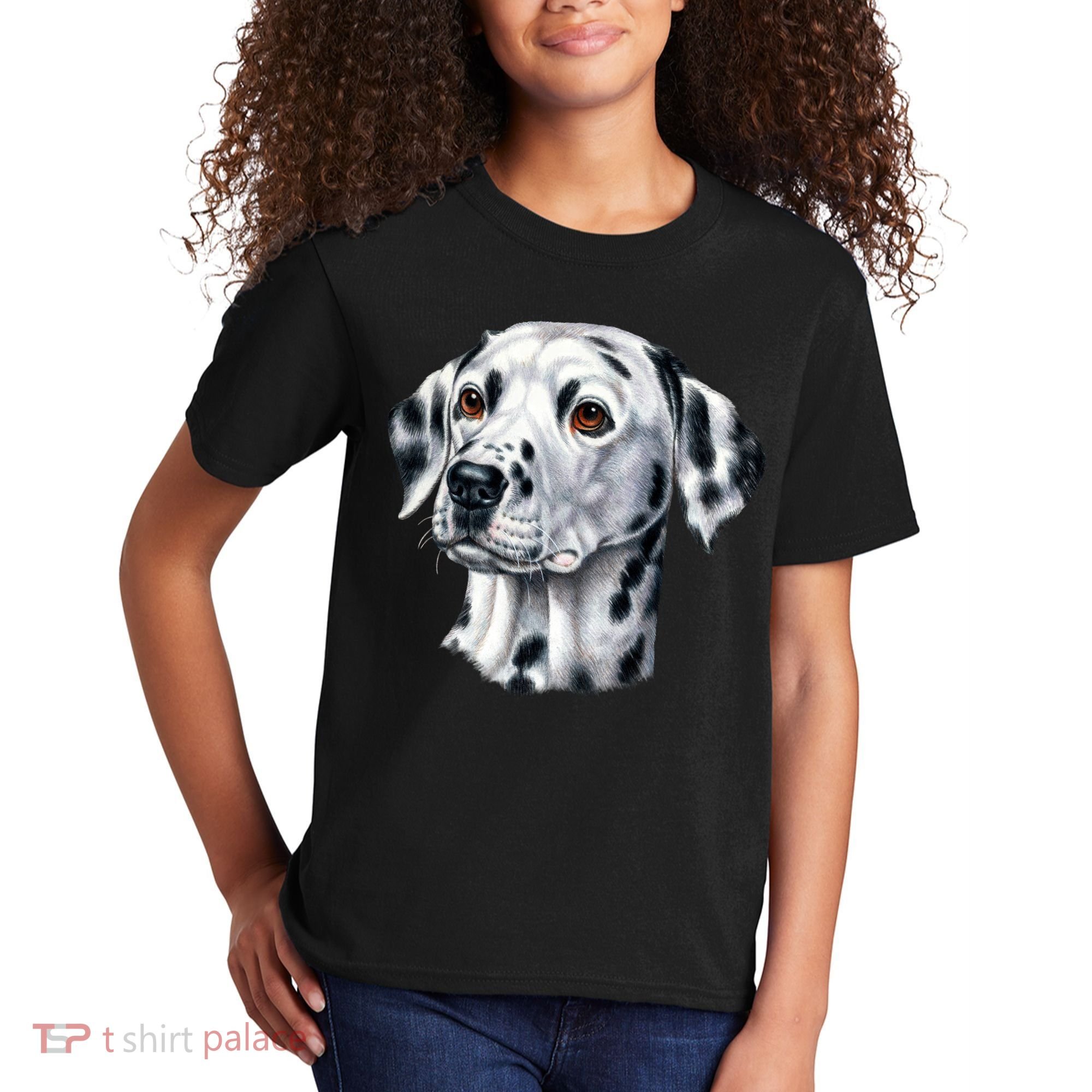 Dalmatian Face Kids T-Shirt