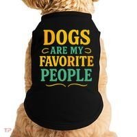 Dogs Are My Favorite People Doggie Tank thumb 0