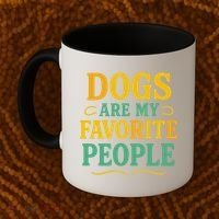 Dogs Are My Favorite People Coffee Mug thumb 2