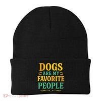 Dogs Are My Favorite People Beanie thumb 0