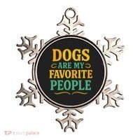 Dogs Are My Favorite People Ornament thumb 0