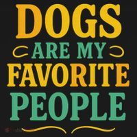 Dogs Are My Favorite People Ornament thumb 1