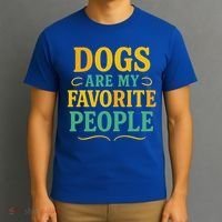 Dogs Are My Favorite People T-Shirt thumb 3
