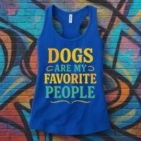 Dogs Are My Favorite People Women's Tank Top thumb 3
