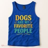 Dogs Are My Favorite People Tank Top thumb 2