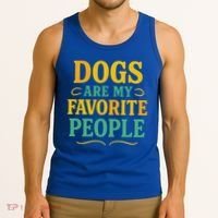 Dogs Are My Favorite People Tank Top thumb 3