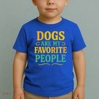 Dogs Are My Favorite People Toddler T-Shirt thumb 2