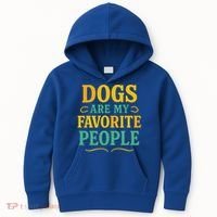Dogs Are My Favorite People Kids Hoodie thumb 0